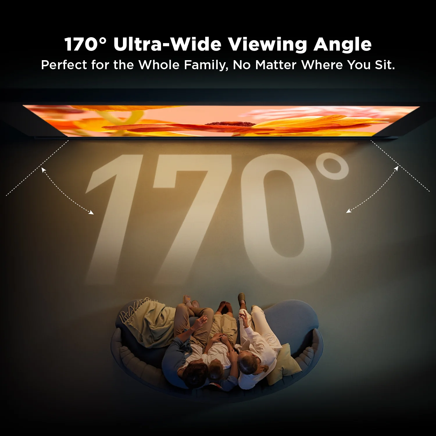 84''-150'' NothingProjector Black Series 95% ALR/CLR Ultra Short Throw Projector Screen - Image 12