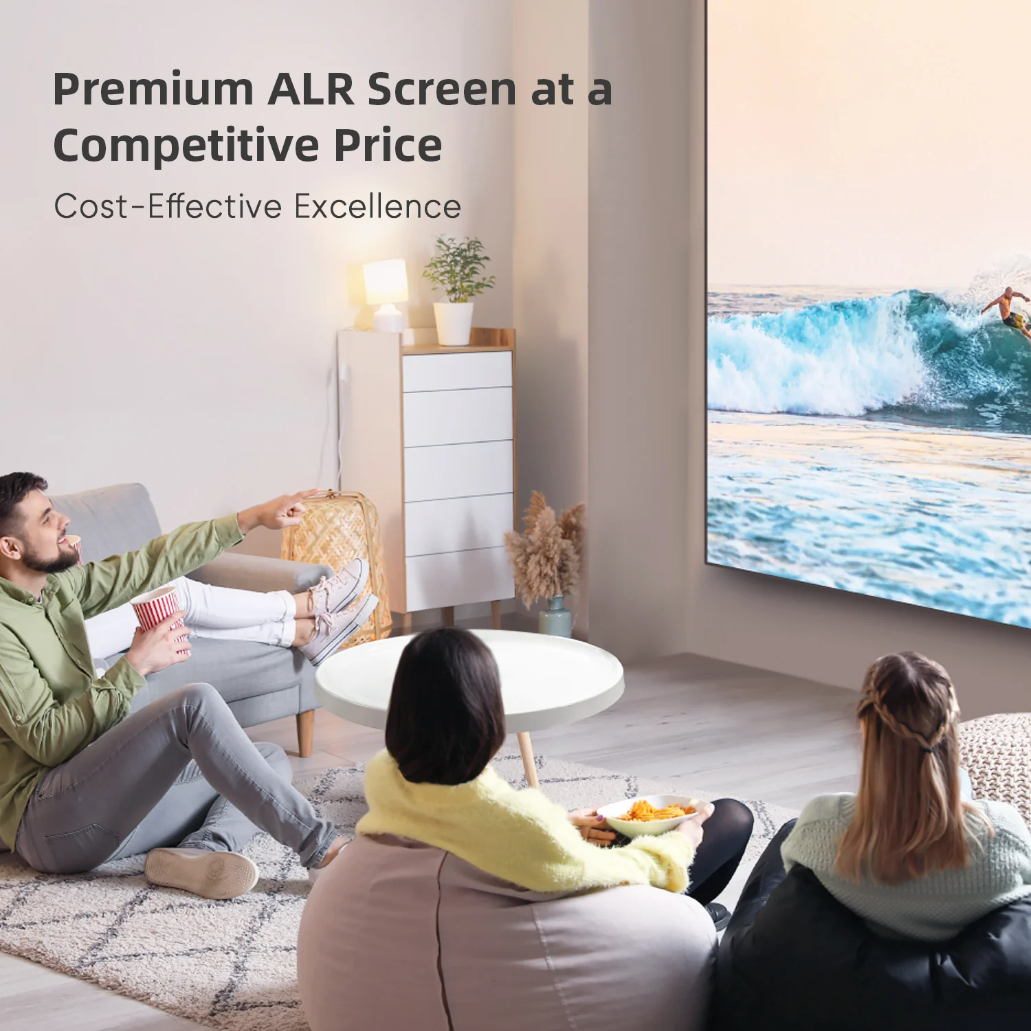 100''-150'' NothingProjector PET Crystal Classic 85% ALR UST Projector Screen - Image 13