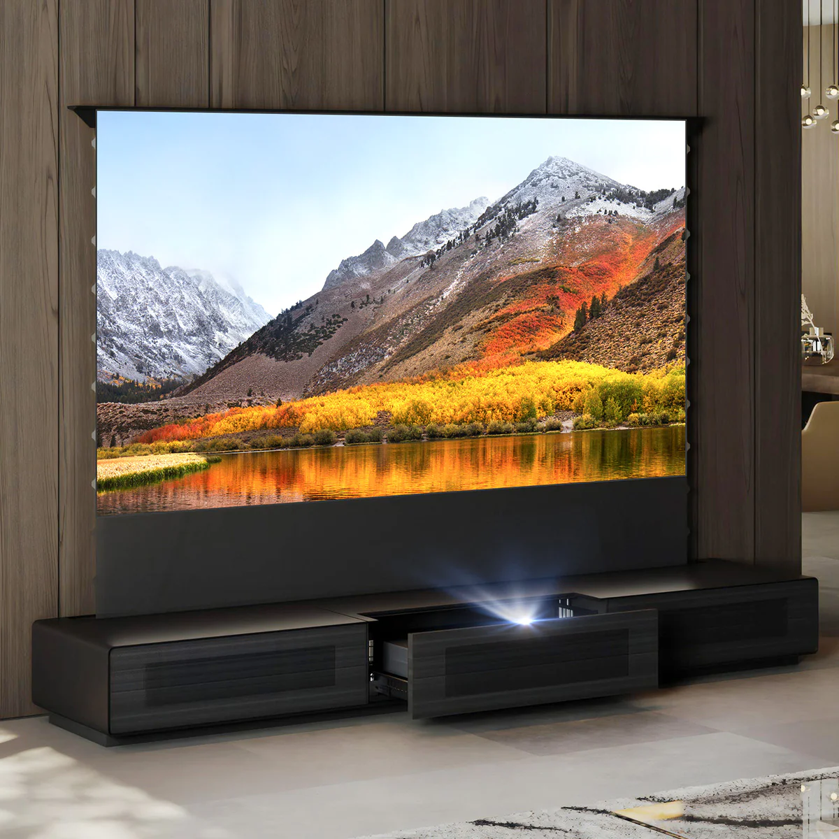 Shore Laser TV Cabinet + UST Projector Bundle (Pre-Assembled) - Image 4