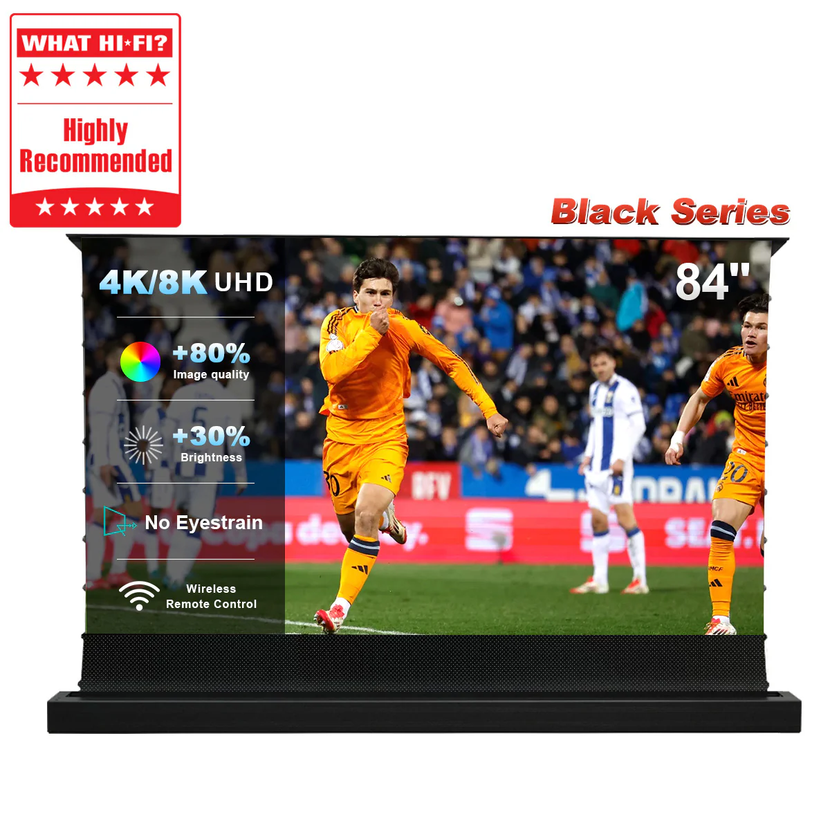 84''-130'' NothingProjector Black Series 95% ALR Motorized Floor Rising Screen For Ultra Short Throw Projector - Image 11