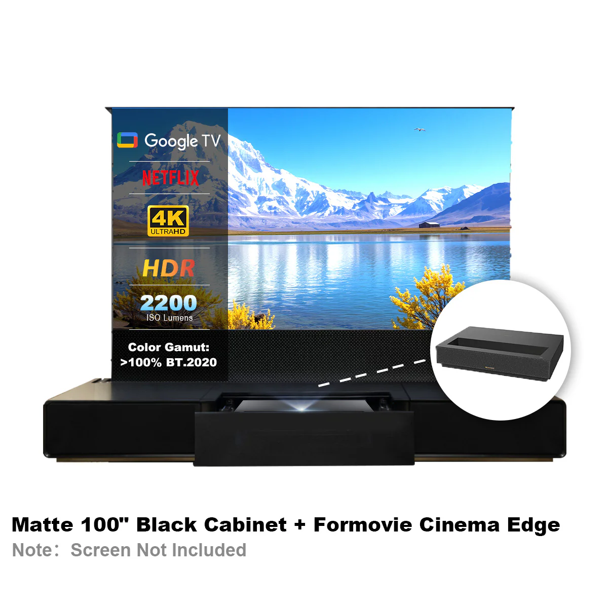 Shore Laser TV Cabinet + UST Projector Bundle (Pre-Assembled) - Image 28