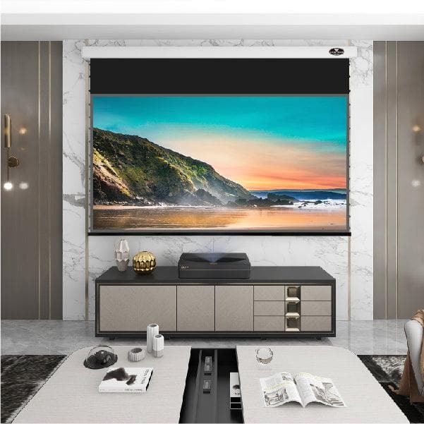 VIVIDSTORM PRO Slimline Motorized Tension Drop Down UST ALR Projector Screen - Image 15